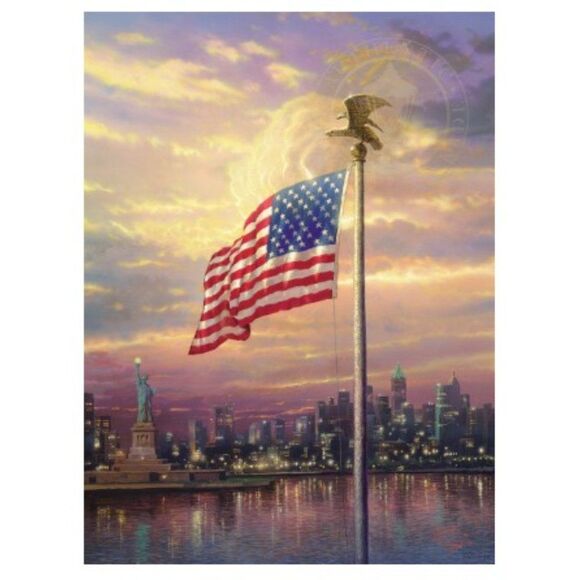 "The Light of Freedom" by Thomas Kinkade Offset Lithograph - Picture 2 of 10